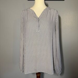 Dunnes Printed Long Sleeve Blouse